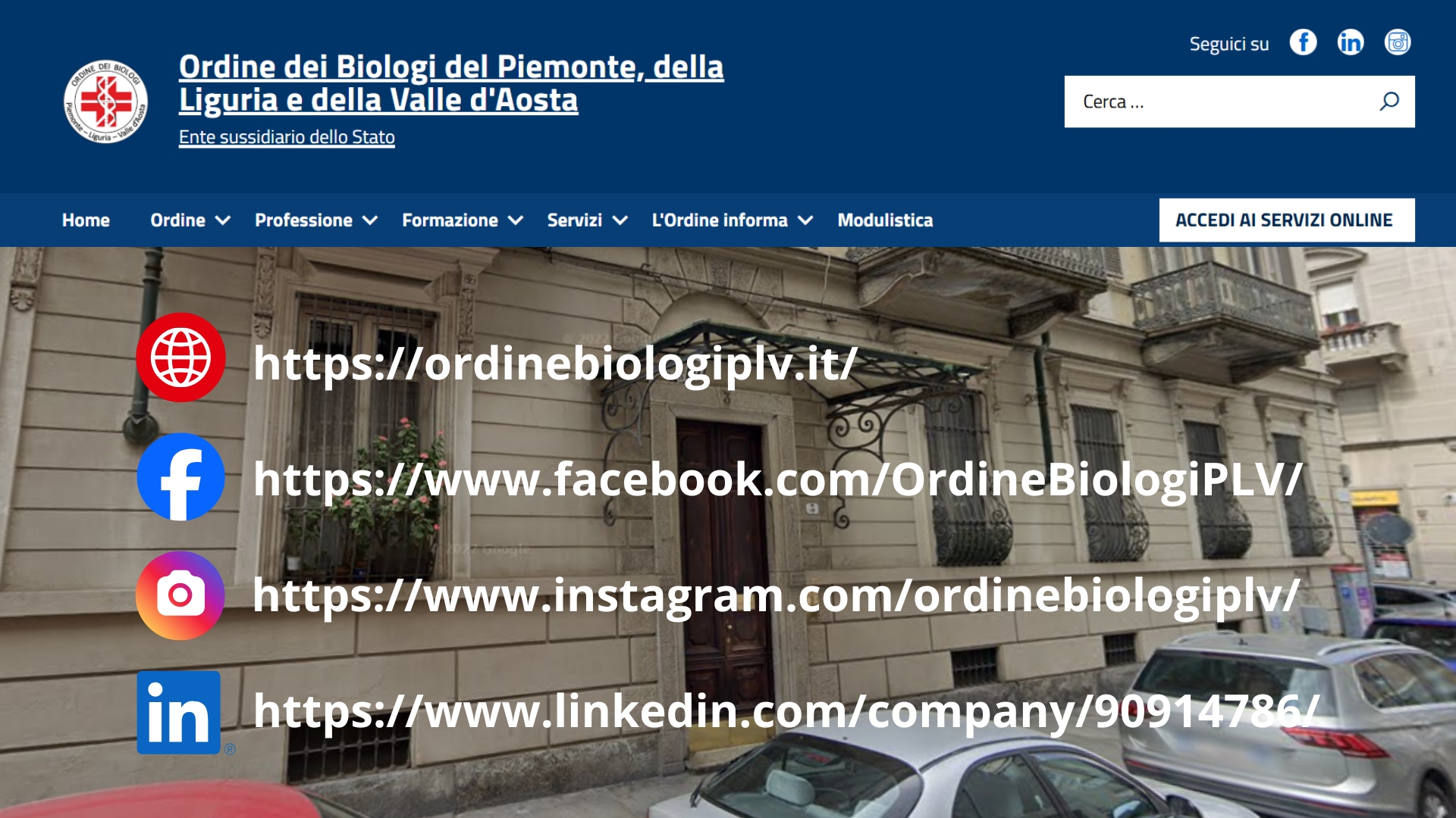 Clicca per accedere all'articolo Indicazioni sul corretto utilizzo dei canali ufficiali dell’Ordine dei Biologi PLV